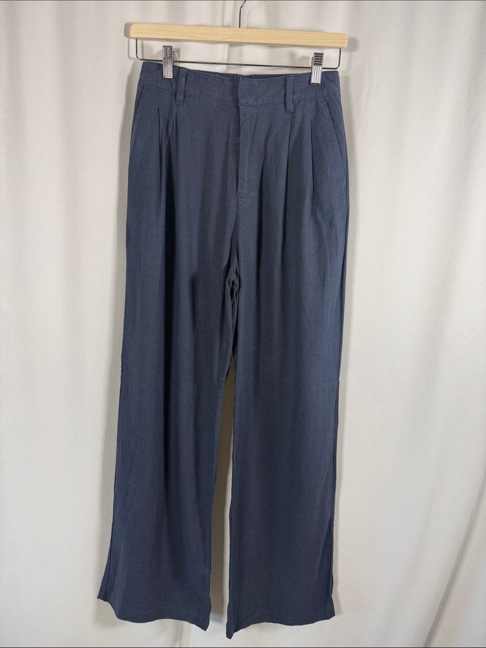 GAP Blue Easy Trouser Wide-Leg Dress Pants